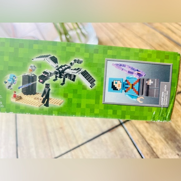 LEGO Minecraft The End Battle Ender Dragon Fighting 21151 Building Kit (222 Piec - Picture 2 of 4